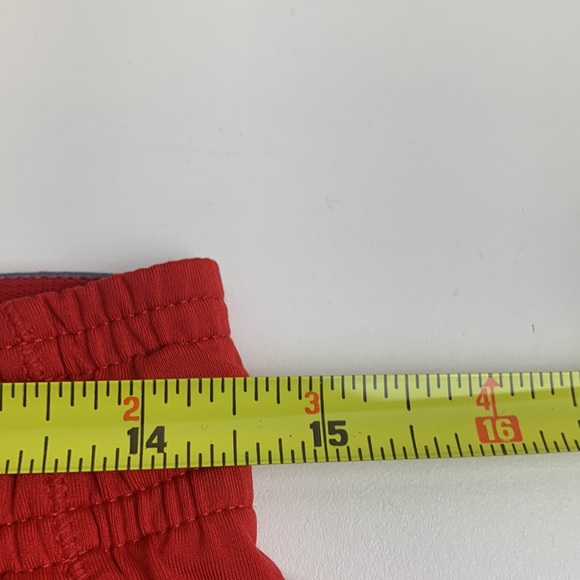 Under Armour Red Mesh Men's Basketball Gym Shorts - Picture 6 of 9